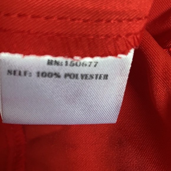 NWT 💋Sexy Red Jumpsuit with Front Slits💋 - Picture 4 of 5